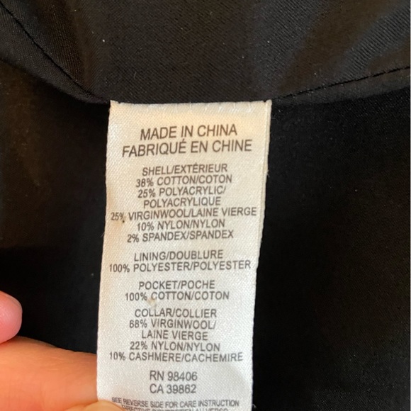 Theory Akashi K Moto Wool, Cotton and Cashmere Moto Jacket Large - Picture 12 of 15